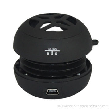 Pocket hamburger speaker